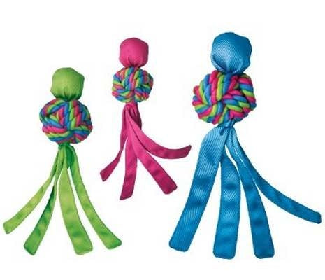 KONG Wubba Wabes con corda intreciata