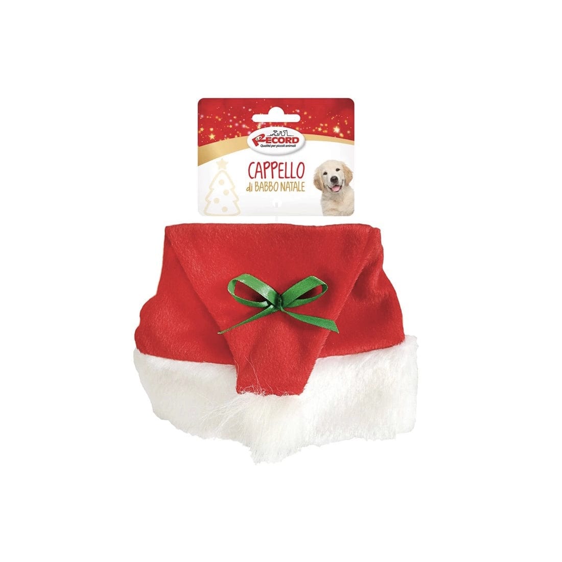Cappello di Babbo Natale per cani - 18 x 14 cm Record (2492312)