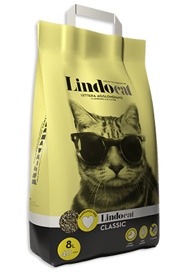 Lettiera Agglomerante Classic con Bentonite Naturale Lindocat Lt. 8 Lindocat (2495240)
