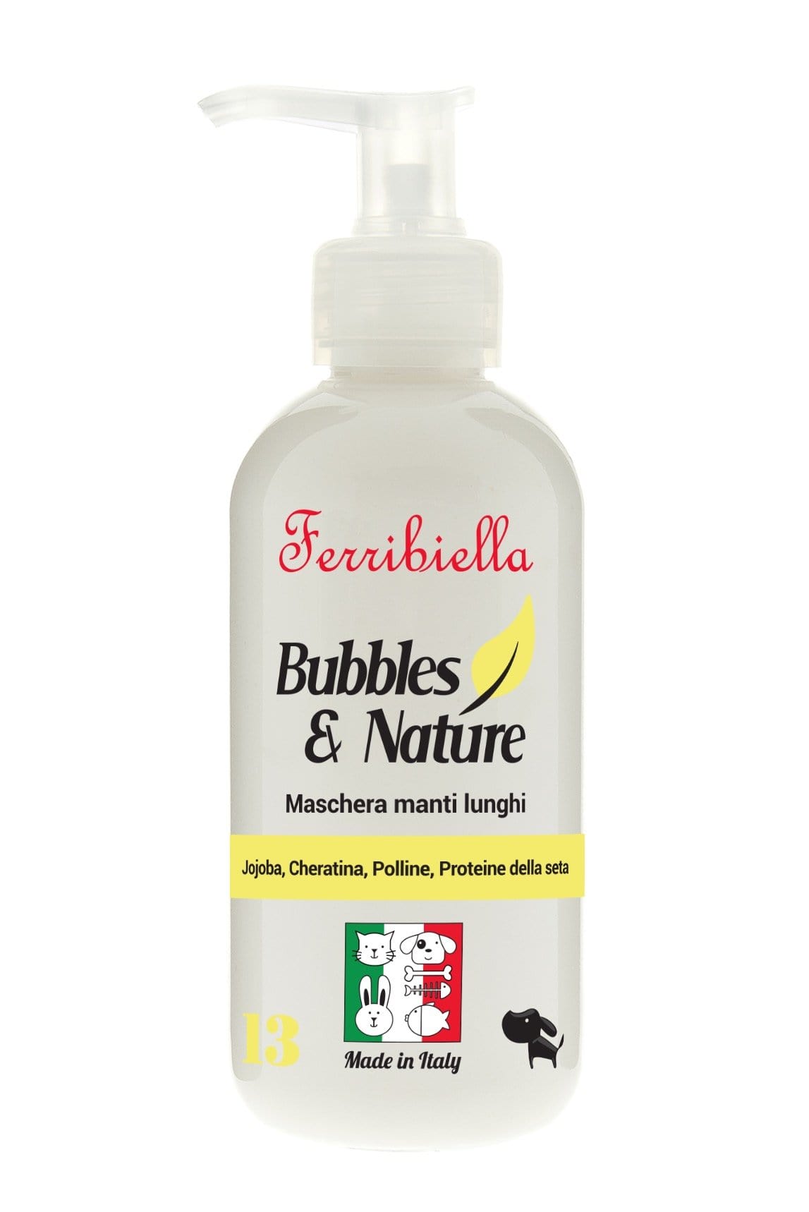 Maschera Manti Lunghi per cani- 250 ml - Bubbles & Nature - Ferribiella Ferribiella (2495529)