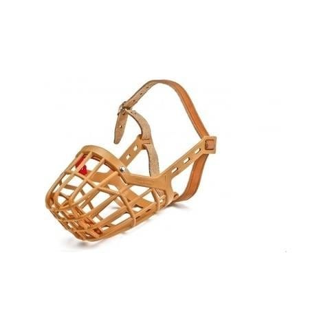 Museruola plastica cinturino cuoio - Taglia 1 MillStore (2495824)