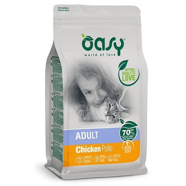Oasy Lifestage Adult al Pollo - per gatto 1,5 kg Oasy (2496161)