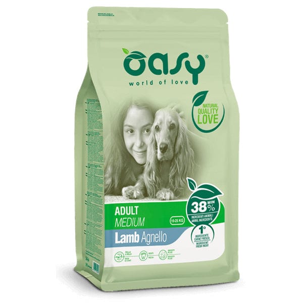 Oasy Lifestage Adult Medium Agnello 12 kg Oasy (2496136)