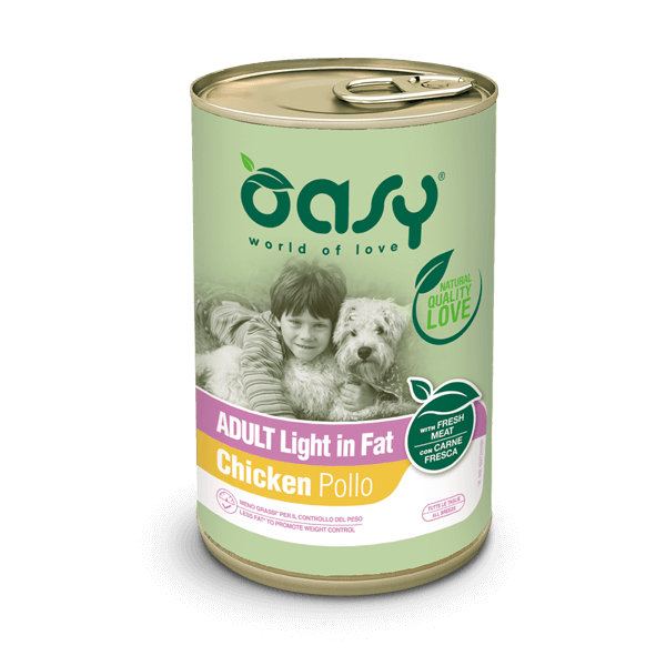 Oasy Paté Lifestage - Cane Adulto Light in Fat - 400 gr Oasy (2496258)