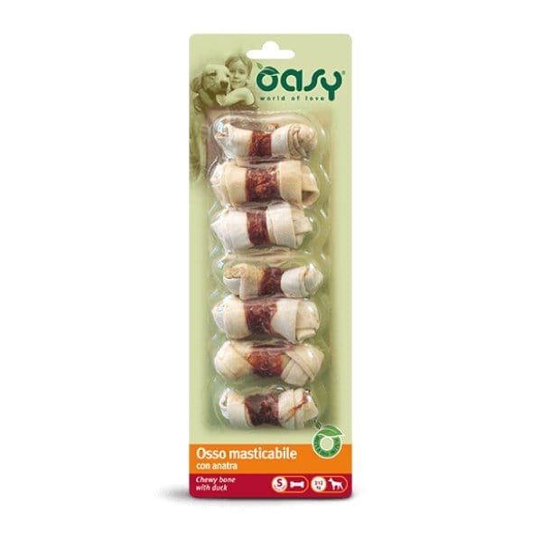 Oasy Snack - 7 Ossi Masticabili con Anatra - Taglia Small Oasy (2496269)