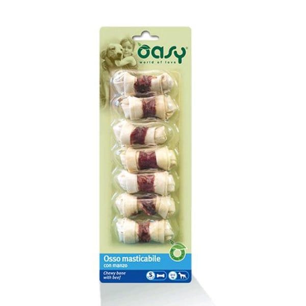 Oasy Snack - 7 Ossi Masticabili con Manzo - Taglia S Oasy (2496270)