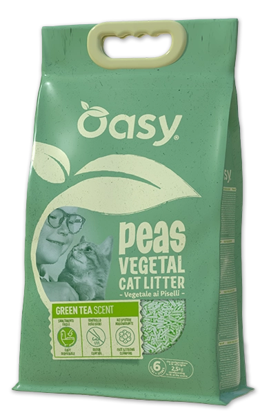 Lettiera agglomerante ai Piselli in pellet Oasy - varie profumazioni