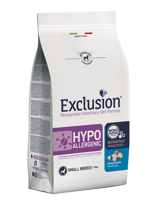 Hypoallergenic Pesce e Patate small - crocchette cane - Exclusion Diet Formula
