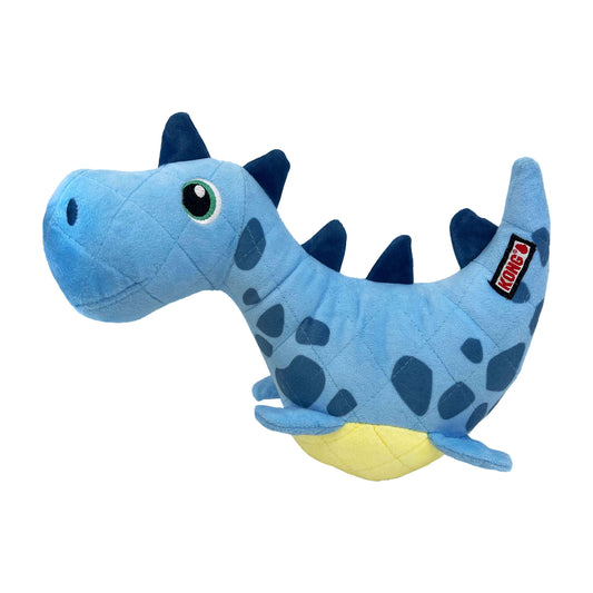 KONG Gioco per cani Dinosauro blu - M/L