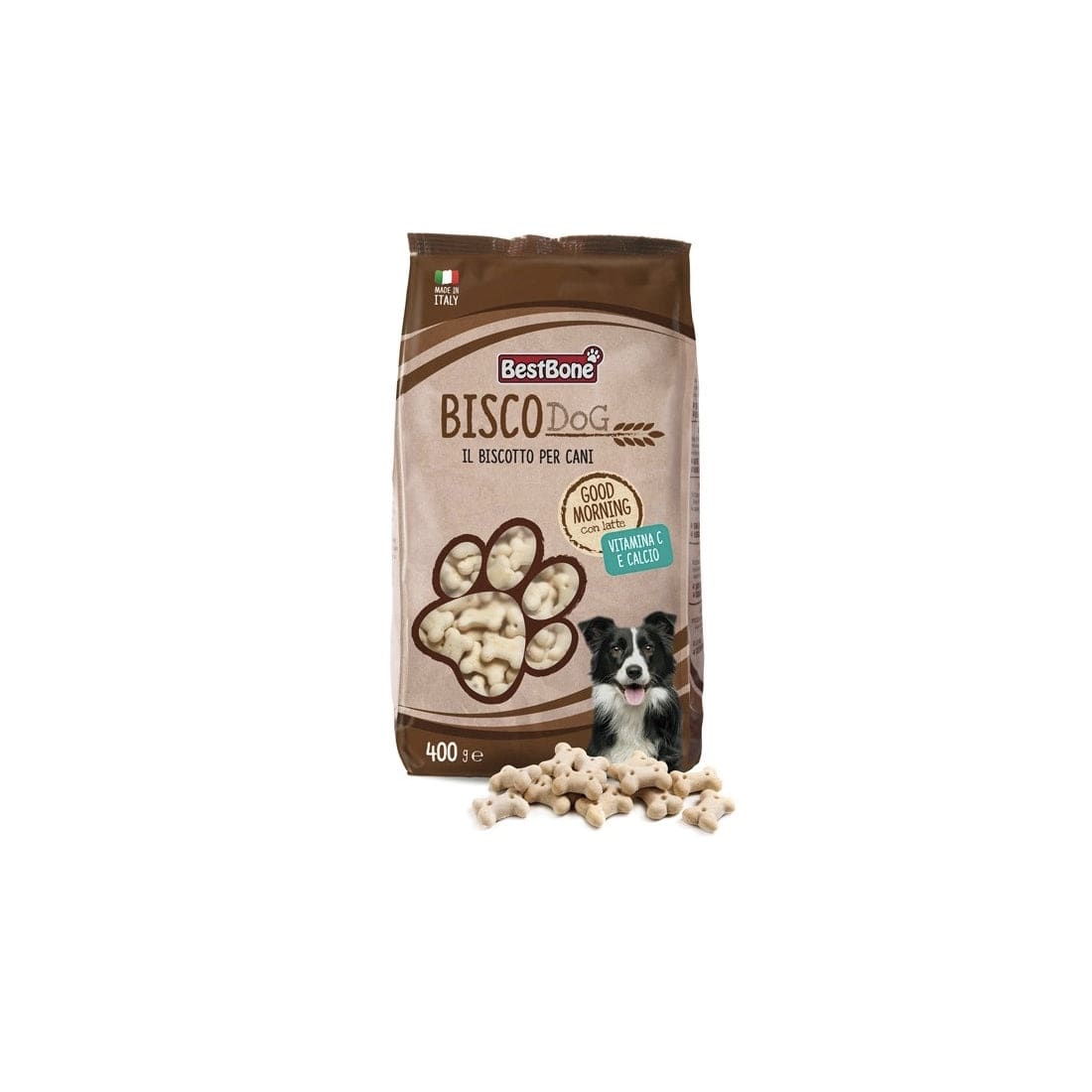 Biscotti per cani Good Morning al latte - Biscodog 400gr Record (2492097)