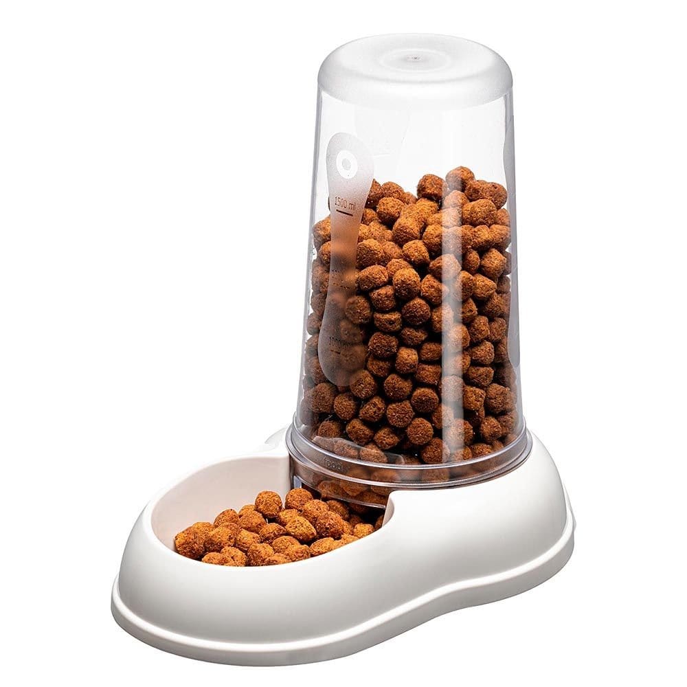 Dispenser di crocchette o acqua per cani e gatti Azimut - Ferplast Bianco / 1,5 Litri Ferplast (2493582)