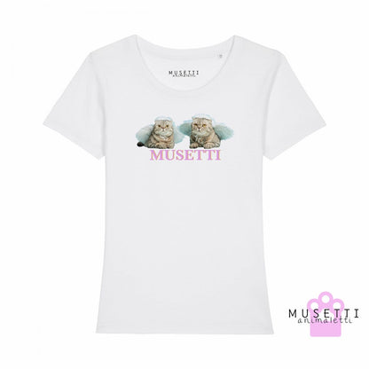 Maglietti Musetti Angioletti - Donna - Bianca Bianco / L Musetti Animaletti (2495310)