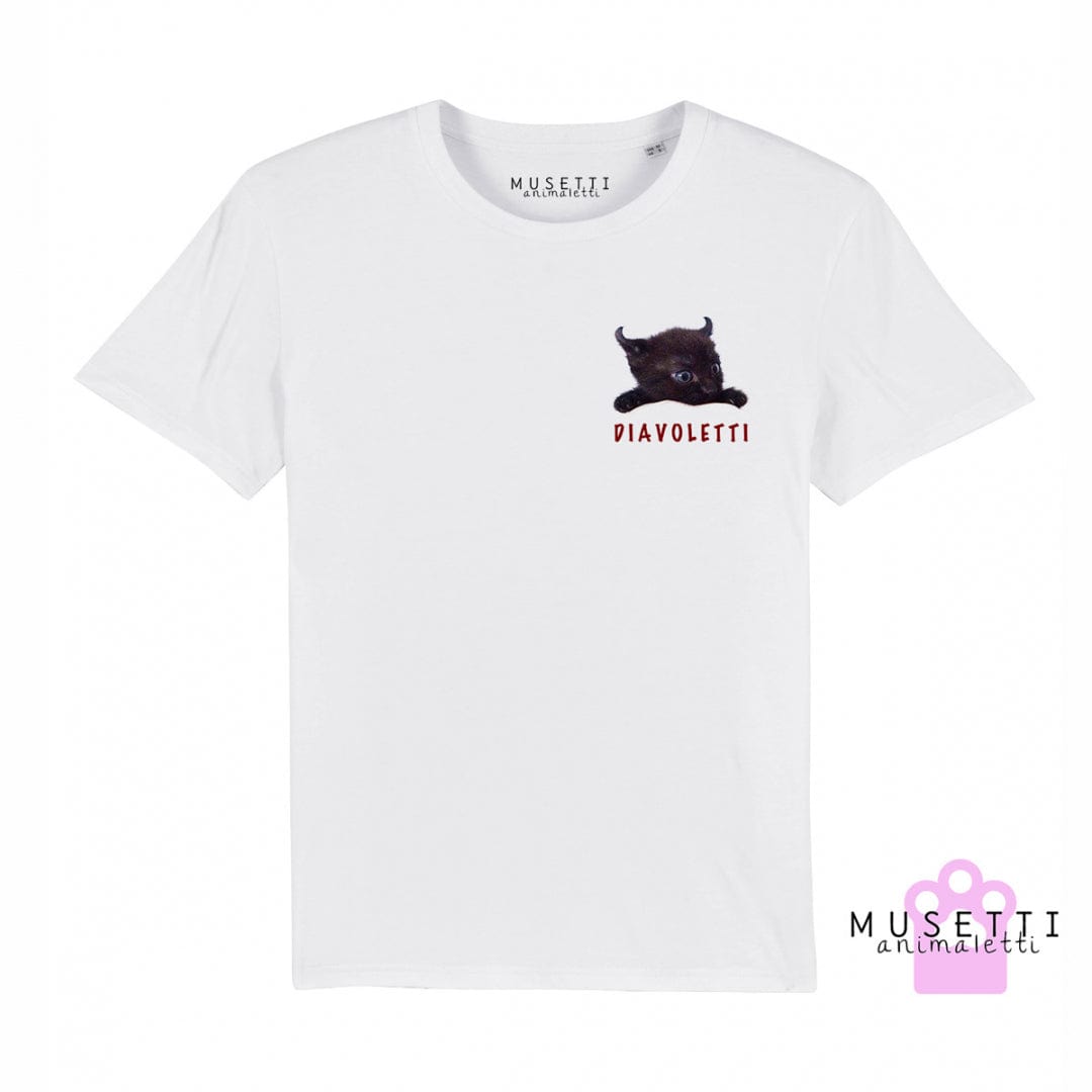 Maglietti Musetti Diavoletti - Uomo Bianco / S Musetti Animaletti (2495325)