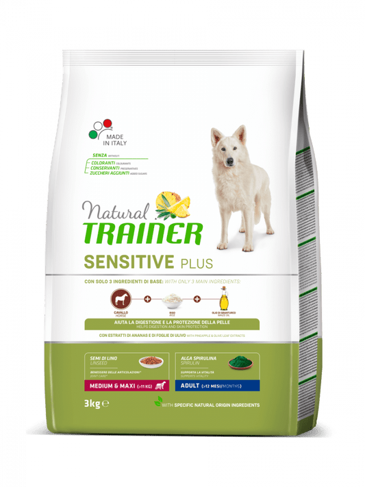 Natural Trainer Sensitive - Adult Medium - Maxi - Cavallo e Riso Natural Trainer (2495929)