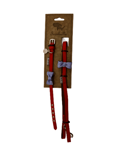 Set Collare e Guinzaglio Fiocco - Ferribiella Rosso Ferribiella (2498385)