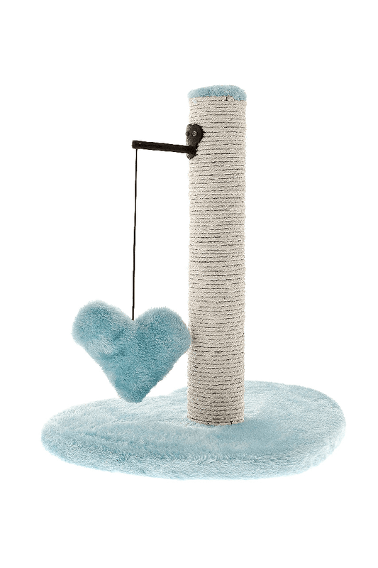 Tiragraffi per gatti con cuore di peluche - 40 cm Ferribiella (2499146)