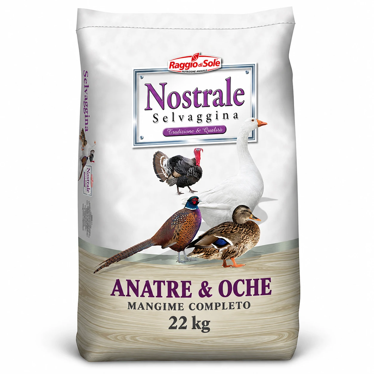 Raggio di Sole Nostrale Anatre e Oche, mangime completo 22 kg