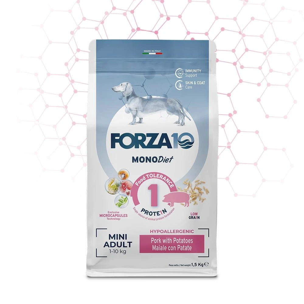Forza10 Dog Diet Low Grain Mini Maiale/Patate 1,5 kg - Immagine 1