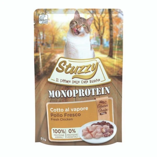 Agras StuzzyCat Bocconi di Pollo in Buste 24 x 85 g - Immagine 1