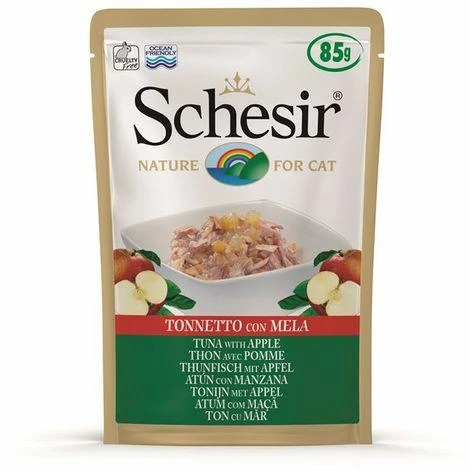 Agras Schesir Cat Buste Tonno/Mela 20 x 85 g - Immagine 1