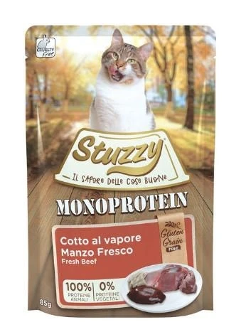 Agras StuzzyCat Mono GF Manzo - 20 x 85 g - Immagine 1