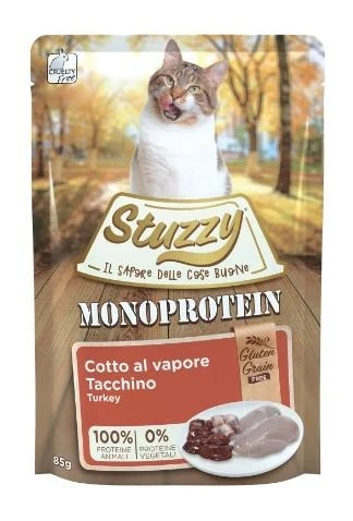 Agras StuzzyCat Mono GF Tacchino 20 x 85 g - Immagine 1