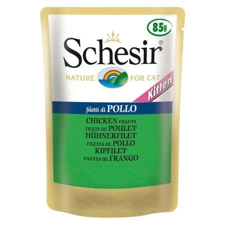 Agras Schesir Gatto Kitten Pollo, 20 buste da 85 g - Immagine 1