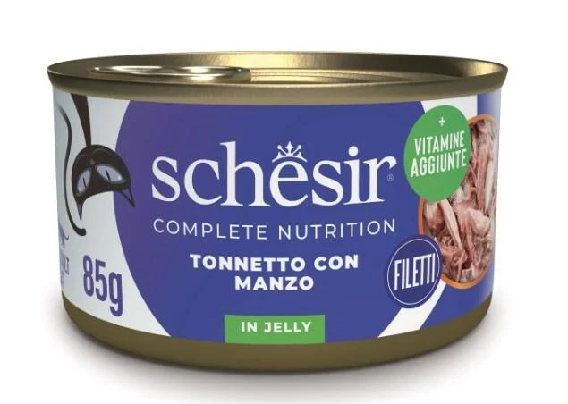 Agras Schesir Cat Jelly Tonnetto e Manzo 85 g - Immagine 1