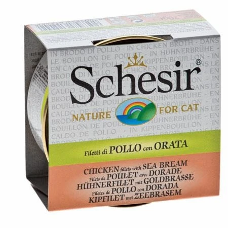 Agras Schesir Cat Brodo Pollo/Orata 70 g - Immagine 1