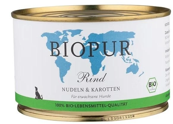 Biopur Dog Pollame/Pasta/Carote 400g - Immagine 1