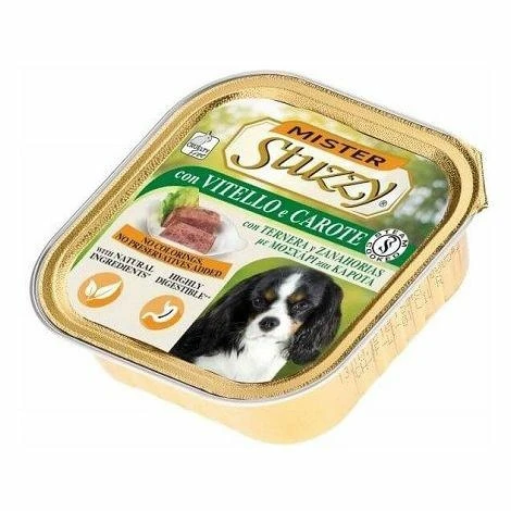 AGRAS Misterdog Umido Cane Vitello e Carote 22 x 150 g - Immagine 1