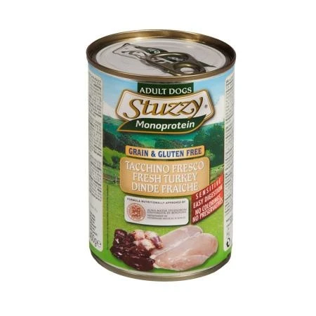 Agras Stuzzy Dog Mono Tacchino 400 g - Umido per Cani - Immagine 1