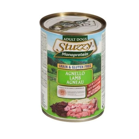 Agras Stuzzy Dog Mono Agnello 800 g - Mangime umido per cani - Immagine 1