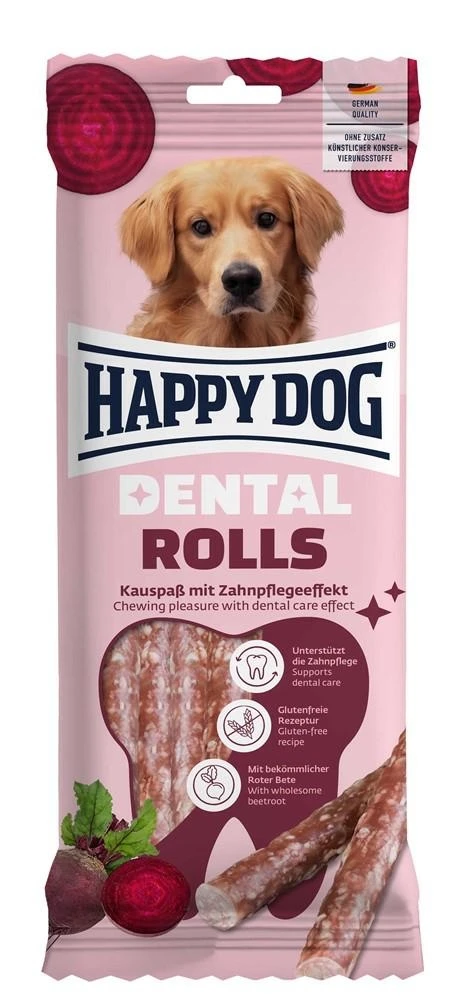 HappyDog Dental Rolls 148g - Snack per Cane - Immagine 1