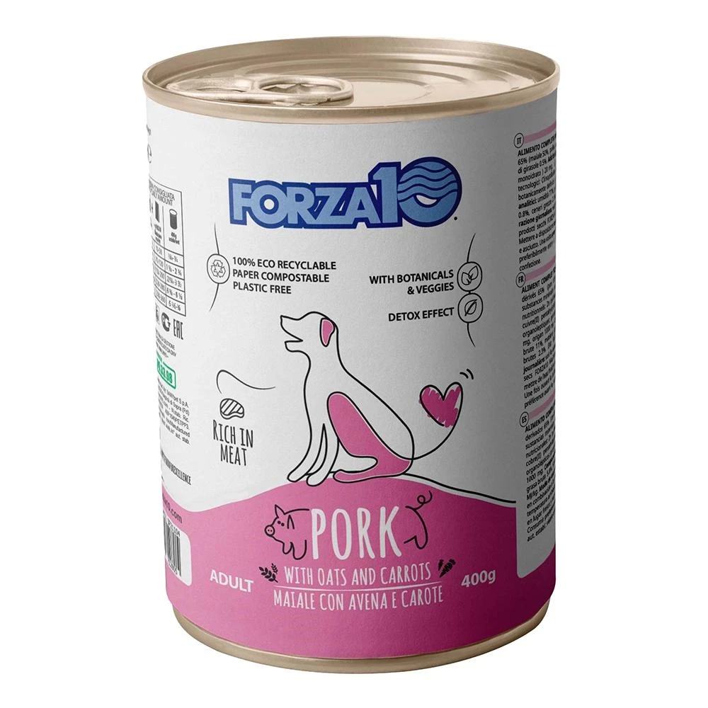 Forza10 Dog Maiale/Avena/Carote 400 g - Immagine 1
