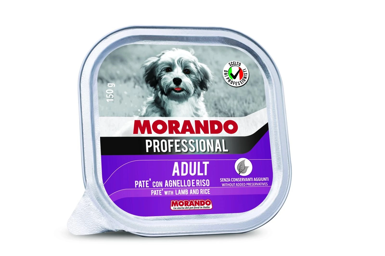 Morando Prof Dog Paté Agnello e Riso - 22 x 150 g - Immagine 1