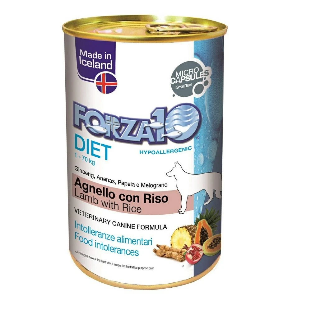 Forza10 Diet Paté Agnello e Riso per Cani 400 g - Immagine 1