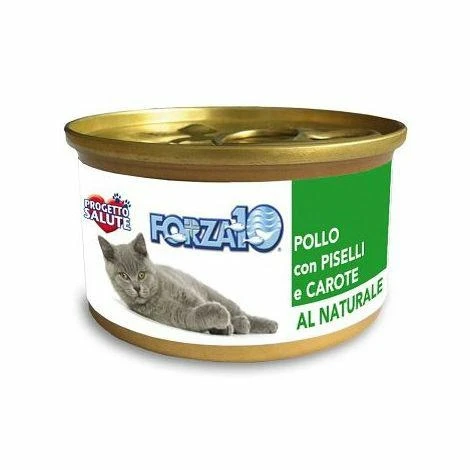 Forza10 Gatto Pollo, Piselli e Carote 75 g - Immagine 1