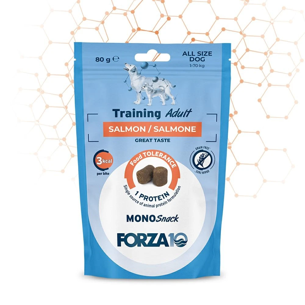 Forza10 Snack Training per Cani al Salmone 80 g - Immagine 1