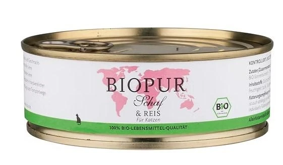 Biopur Cat Pecora/Riso 200g - Nutrimento Naturale per Gatti - Immagine 1