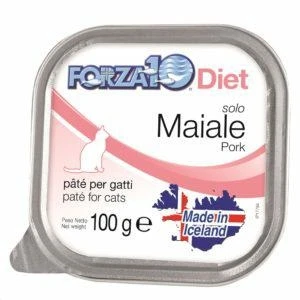 Forza10 Solo Diet Maiale per Gatti, 32 x 100 g - Immagine 1