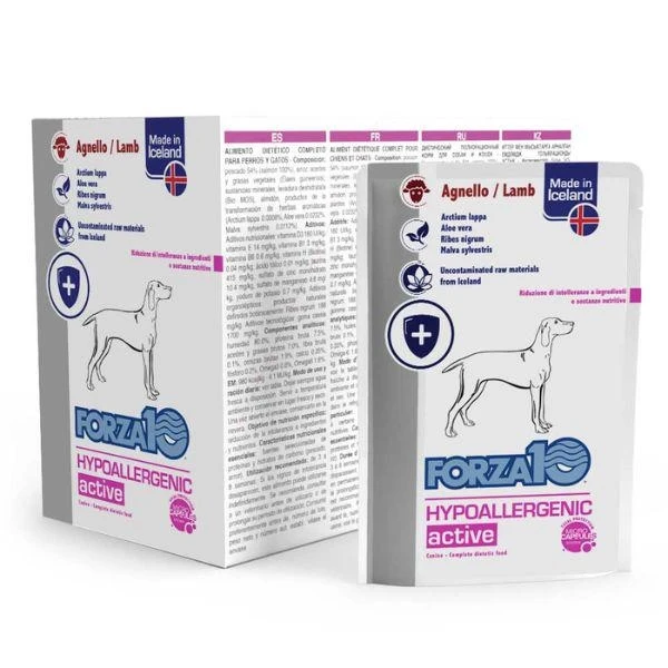 Forza10 Dog Buste Hypoallergenic Agnello 12 x 100 g - Immagine 1