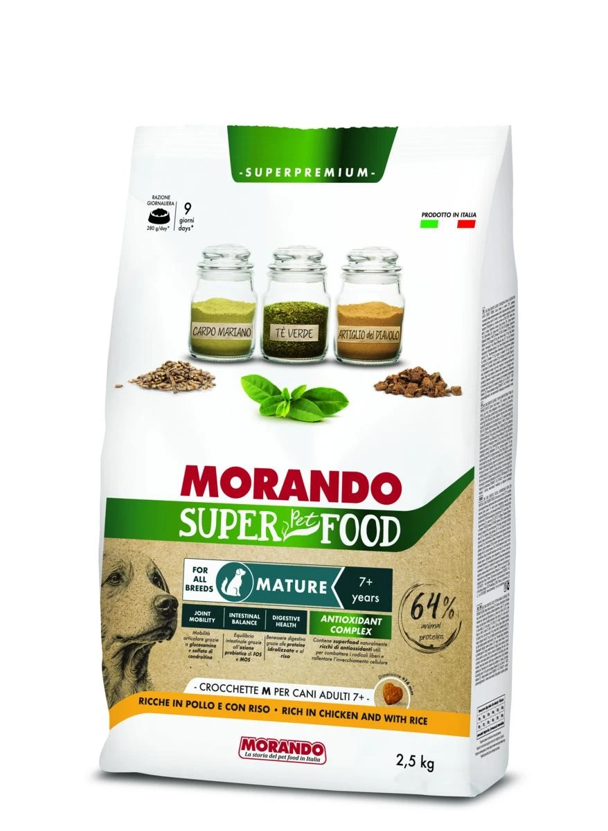 Morando Super Dog Mature Pollo e Riso 2,5 kg - Immagine 1