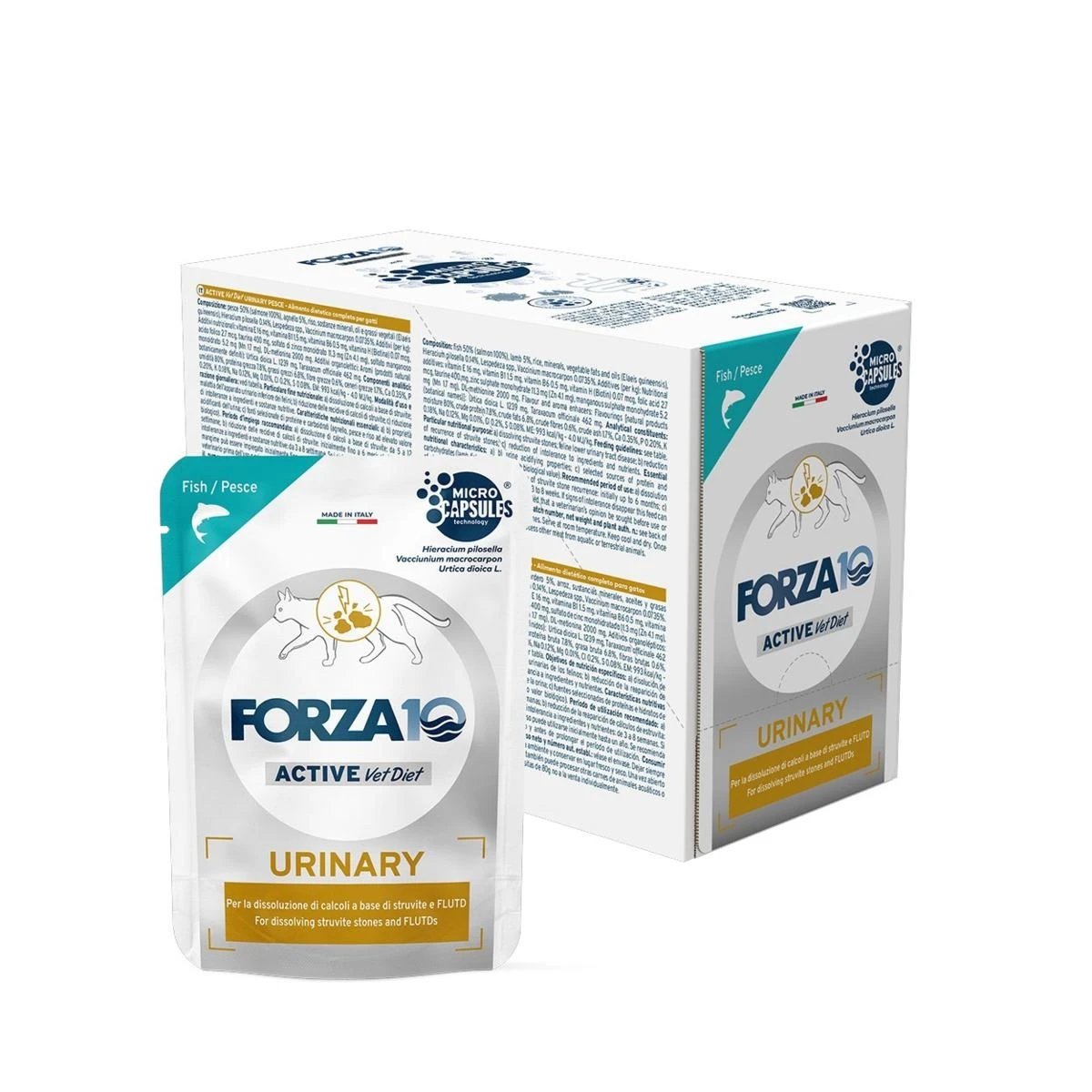 Forza10 Cat Urinary al Pesce - 12 x 80 g - Immagine 1