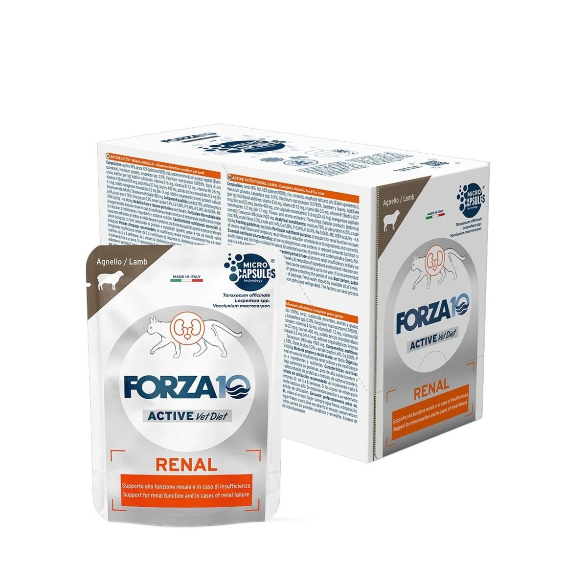 Forza10 Renal Active Cat Agnello 12 x 80 g - Immagine 1