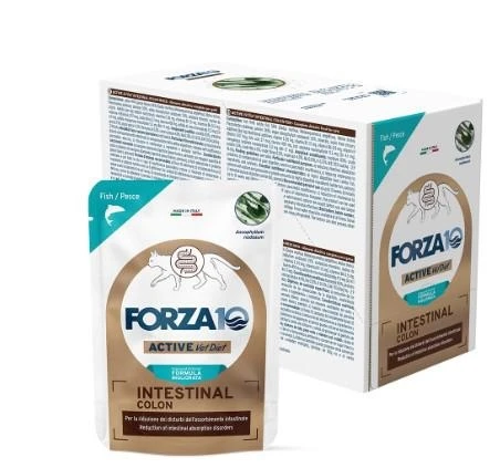 Forza10 Cat Intestinal Colon Paté Pesce - 12 x 80 g - Immagine 1