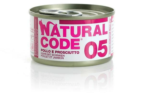 NaturalCode 05 Gatto Pollo/Prosciutto 85 g - Immagine 1