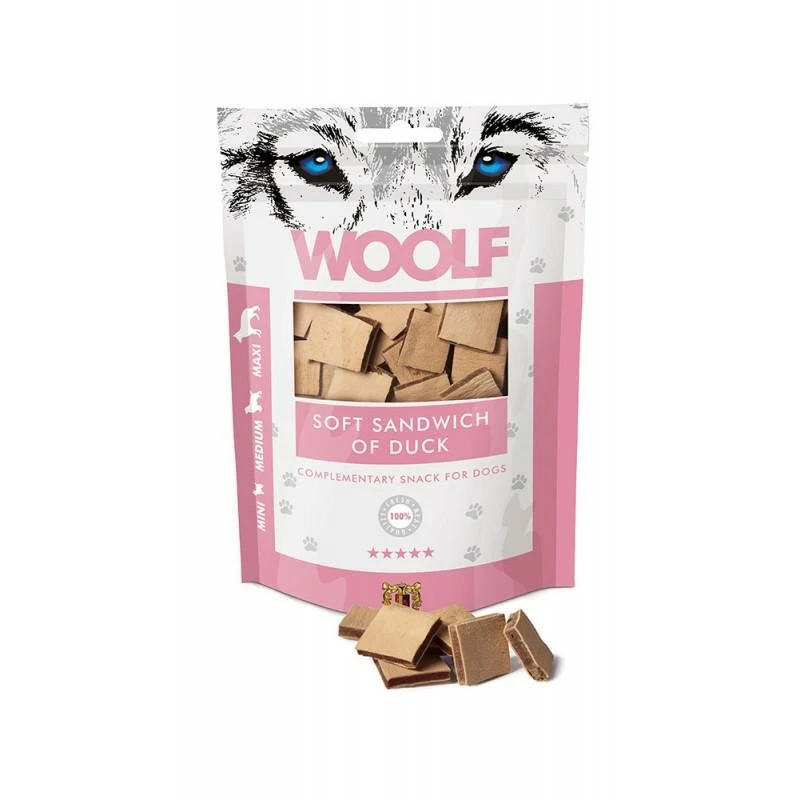 Mast Woolf Sandwich Anatra/Merluzzo 100 g - Immagine 1