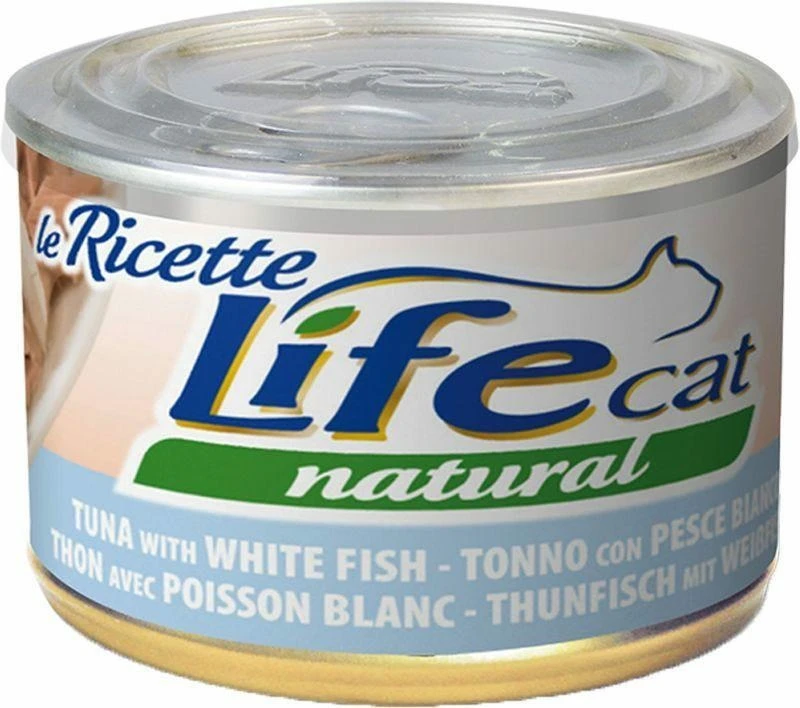 Lifepet Lifecat Ricette Tonno e Pesce Bianco 150 g - Immagine 1