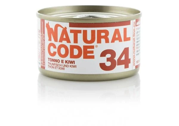 Natural Code 34 Cat Tonno/Kiwi 85 g - Immagine 1